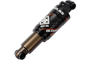 自転車オイルスプリングショックアブソーバーマウンテンバイクリアショックアブソーバーアルミ合金MTBリアアブソーバーサスペンションネジキット付き165mm  x 43mm