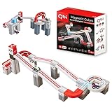 Qbi Speed Champions スピードチャンピオン レースセット ブロック＆レール34個 コントロールカー2台 オンラインチャレンジカード付属 5歳以上対象