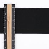 日本製 平ゴム15mm ～ 60mm 巾 カット 白 黒 かため ハード オペロンハード インサイトベルト ウエスト用 袖口用 手芸 裁縫 ごむ (黒, 40mm)