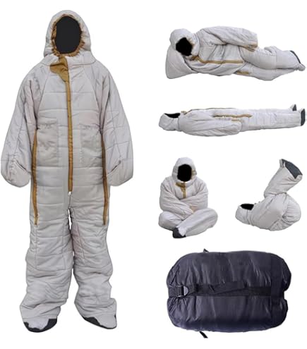 Amazon.co.jp: [アクア] 着る寝袋 キャンパーの声から作った 寝袋