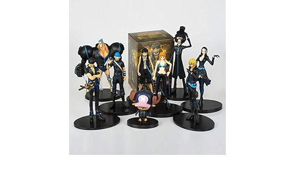 Amazon One Piece アニメワンピースハンドモデル9ルフィサウロンチョバカラー箱入り装飾 ソフビ人形 おもちゃ