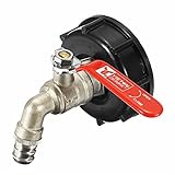 YCOSON　真鍮 3/4 インチ S60x6 スレッド IBC タンク タップ アダプター コネクタ交換用バルブ継手