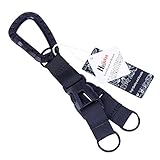 Huijukon Tactical Gear Key Ring Nylon Webbing Keychain Key Keeper Quick Release Key Ring with Carabi