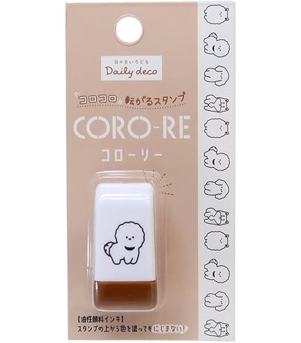 Amazon.co.jp: ちるにまるしーる[はんこ]CORO-RE コローリー 転がる