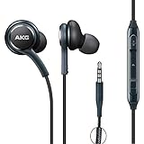 AKG EO-IG955 jack 3.5mm イヤー S10付属純正イヤホン有線 音量調節 100%オリジナル【並行輸入品】 (黒)