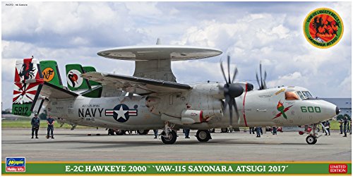 ハセガワ 1/72 アメリカ海軍 E-2C ホークアイ2000 VAW-115 さよなら厚木 2017 プラモデル SP363