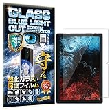 RISE ガラスフィルム フィルム ブルーライトカット 93% VASTKING KingPad K10/K10 Pro 用 保護フィルム 強化 ガラス 透過率99% 高光沢 日本製 旭硝子 硬度9H 2.5Dラウンドエッジ 自動吸着 気泡ゼロ 飛散防止 指紋防止 撥水撥油 3D タッチ For KingPad K10/K10 Pro