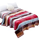 Zhhlinyuan 寝具カバー Super Soft Lightweight Warm Fuzzy Fleece Bed Blanket 毛布 Throw Twin Full Queen Size 