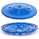 GeniusBuy 高速研削・長寿命 ダブル刃のカップサンダー ダイヤモンドブレード ダイヤモンドドライカップ 115mm/125mm/180mm
