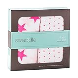 Aden+Anais エイデンアンドアネイ おくるみ 2セット swaddling wrap(カラー：07/FLURO-PINK)