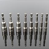 8ピースメトリック6ミリメートル-13ミリメートル磁気ナットドライバースリーブアダプタ六角ドリルビット電動ドライバーソケットナットドライバービット1/4