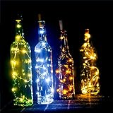 Beito ワインボトルライト コルクライト ワイヤーライト 1m 10LED ストリングライト ライト DIY 装飾 バレンタインデー お祭り バー クリスマス 新年 結婚式 飾り用 ロマンチック 