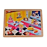 Rolimateデラックスクラシック木製ペグパズルバンドルの形のおもちゃ