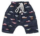 (ラボーグ)La Vogue 子供服 ボーイズ ショートパンツ デニム風 短パン ハーフパンツ 海パン ウエストゴム ベビー キッズ 男の子 カジュアル おしゃれ ブルー 90