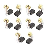 uxcell　カーボンブラシ　マイクロ振動モーター　エレクトロニクスツール　スペアパーツ　11mm x 8mm x 5mm　10本入り