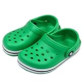 サンダル ビーチサンダル クロックス風 子供用 BooMart キッズ ベビー 男の子 女の子 園児 【YP】 fo-sa14 14cm グリーン