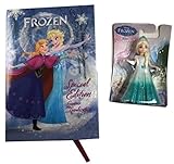 Little Girl Gift Bundle - 2 Items: Mattel Disney Elsa Figure and Disney Frozen Junior Novelization "
