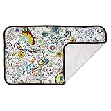 Planet Wise Designer Waterproof Diaper Pad, Peacock Plumage by Planet Wise