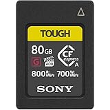 【動画・連写に】ソニー CFexpress Type Aメモリーカード CEA-G80T TOUGH 80GB(ILCE-1/FX6/FX3/ILCE-7SM3/ILCE-7M4対応)