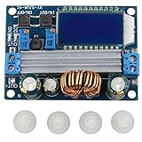 5.5-30V可変バックブーストモジュール定電圧定電流LCD表示電圧計電流計レギュレータ180KHZ昇圧ステップダウン電圧電源