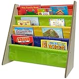 Sorbus? Kids Bookshelf - Bright Primary Color Pockets Toddler Bookcase [並行輸入品]