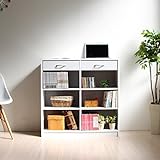 【限定セール】本棚 収納 頑丈 頑固 多目的収納ラック マルチラック ホワイト CPB013WH