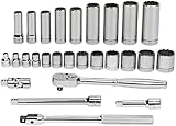 Williams WSB-27FTB 27-Piece 3/8-Inch Drive Socket and Drive Tool Set with Toolbox [並行輸入品]
