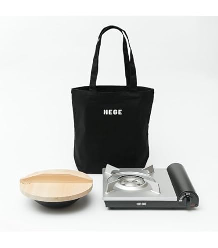 Amazon | HEGE（ヘゲ）φ280直火鍋1.0 ブラック 木蓋付きセット 28cm