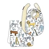 DwellStudio Bib and Burp Set, Safari by Dwell Studio