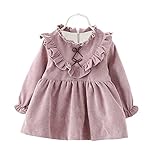 Yangelo ワンピース ベビー 長袖　裹起毛　秋　冬 ドレス プリンセス 可愛い 女の子 春 秋 冬 キッズ服 結婚式 発表会 入園式 入学式 卒園式 卒業式 七五三 パーティー size 身高8