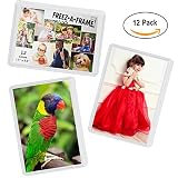 12パック磁気財布画像フレームHolds 2 1 / 2 " x 3 1 / 2 "ポケットフォトfor冷蔵庫by freez-a-frame Made in the USA
