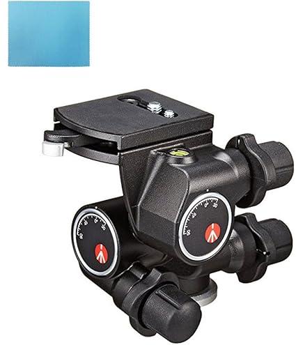 Amazon | Manfrotto ギア雲台 ギア付きプロ雲台 アルミニウム製 405