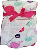 Baby Blanket Whales Reversible by Sweet Lullaby [並行輸入品]