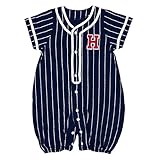 アスナロ（つなぎ・セットアップ） ベースボール 2WAY ベビー 子供 男の子 カバーオール ドレス50-70 ネイビー