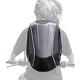 Motorcycle Backpack Waterproof Bag Hard Shell Backpack Carbon Fiber Motorbike Helmet Large Bag For Men Travelling Camping Cyc