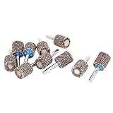 uxcell フラップホイール　 80グリット 研磨工具 サンディング 掘削ツール用 10個入り