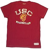 USC Trojans eighteen80ヴィンテージ刺繍Tシャツ、ミディアム、レッド