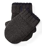 RalphLauren ラルフローレン　メリノウールニットミトン　チャコールグレイ　サイズ9-24M