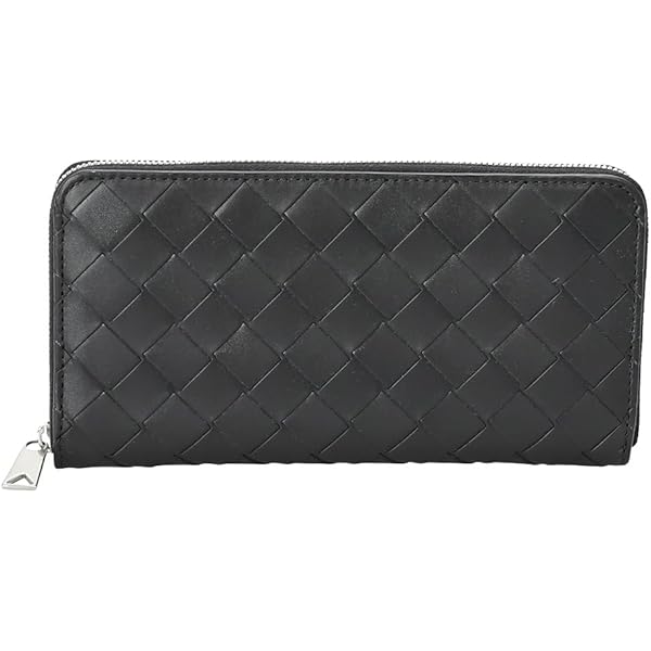 BOTTEGA VENETA 黒 レザー 長財布 BOTTEGA VENETA ボッテガヴェネタ 財布 長財布 CASSETTE SLIM