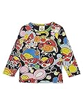 (マイファーストヒステリック) MY FIRST HYSTERIC SUPER POP MONSTER総柄 長袖Tシャツ 80cm ブラック