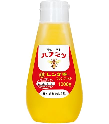 Amazon | 日本蜂蜜 レンゲ印 純粋はちみつ 715g | レンゲ印 | はちみつ
