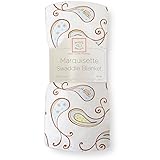 スワドルデザインズ SwaddleDesigns マーキゼットおくるみ ペイズリー SD-122PB パステルブルー