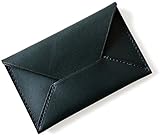 (タバラット)TAVARAT 日本製 エンベロープ型 名刺入れ 本革 (ネイビーグリーン) Tps-013_ng