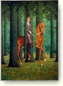Amazon ルネ マグリット Rene Magritte 白紙委任状 Le Blanc Seing アート ルネ マグリット アートフレーム ポスター