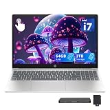 HP 15.6インチ FHD タッチスクリーンノートパソコン、Intel i7-1355U、64GB RAM、3TBストレージ(2TB SSD+1TBドッキングステーションセット)、Intel Iris Xe Graphics、ナンバーパッド、720p HDカメラ、Wi-Fi 6、Win 11、シルバー。