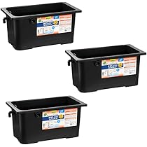 Amazon | テトラ じょうろでキレイメダカ鉢 40 黒 ×3個