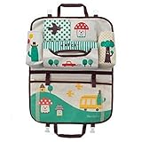 ROZZERMAN おでかけポケット 黒 43×54cm 布製 ドライブポケット ピクニック (PICNIC) J73 (黒)