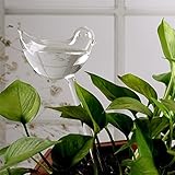 Liebeye 自動散水ボトル 鉢花・観葉植物の自動給水器 園芸 用 給水 キャップ　野菜 植物 留守用　キノコ形 可愛い 直径7cm長さ10cm高さ27cm　 バーディー