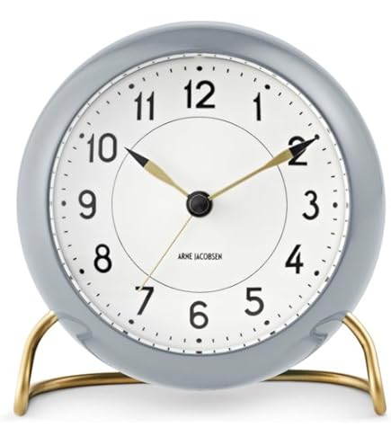Arne Jacobsen Table Clock Station with Alarm : Amazon.sg: Home