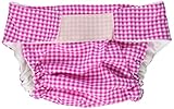 CuteyBaby That's a Wrap Diaper Cover, Fuchsia Gingham, Medium by CuteyBaby